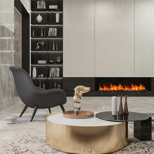 Led Intelligent Télécommande Simulation 1500 MM Avec Bûches <span class=keywords><strong>D</strong></span>écoratif Bois De Chauffage Incrusté Humidificateur Intérieur Cheminée Électrique - Product Image 3