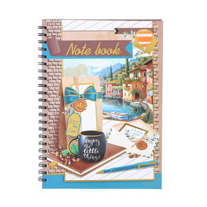 Cuaderno Espiral A4 con 100 Hojas para Estudiantes Universitarios, MOQ Bajo, Entrega Rápida, en Existencia - Product Image 1