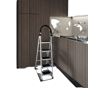<b>Portable</b> 4 <b>Step</b> Home Folding <b>Step</b> Ladder 150kg Load Capacity Anti Slip Collapsible Ladder For Indoor Household Work - Product Image 1
