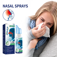 Nouveau spray nasal et pour la sinusite, rhinite allergique liquide - Aide à la respiration, nez qui coule, congestion nasale