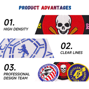 <strong>Custom</strong> Chenille Embroidery Iron on <strong>Patches</strong> Ventralex PVC Ethicon Evarrest Embroidered Designer Woven <strong>Patch</strong> Mighty Sequin <strong>Patch</strong> - Product Image 3