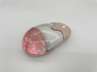 Souris optique aquatique sans fil Bluetooth rechargeable, design liquide avec batterie au lithium, flotteur 3D personnalisé pour cadeaux de bienvenue