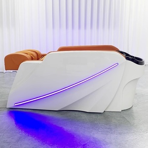 Cama de Masaje con Luz LED de Acrílico, Eléctrica, Inteligente <span class=keywords><strong>y</strong></span> Totalmente Automática, de Lujo, para Salones de Belleza <span class=keywords><strong>y</strong></span> Barberías - Product Image 1