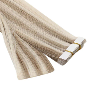 Extensiones de cinta hipoalergénica Cabello virgen de doble estiramiento Grado médico certificado para pelucas de quimioterapia Color teñido - Product Image 6