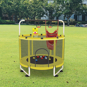 Zoshine nhà sản xuất ngoài trời trong nhà <span class=keywords><strong>Trampoline</strong></span> trẻ em nhảy đồ chơi <span class=keywords><strong>Trampoline</strong></span> giường với mạng lưới an toàn để bán - Product Image 4