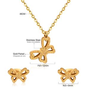 Ensemble de bijoux fantaisie pour femme en acier inoxydable, motif croix et collier cœur découpé pour fille, vente en gros à prix abordable - Product Image 3