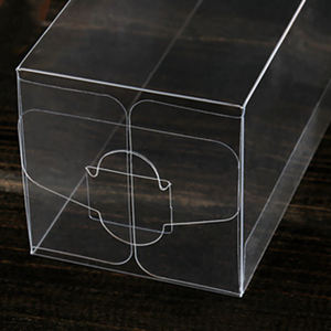 Toptan özel dikdörtgen şeffaf pvc plastik ekran hediye kutuları ambalaj için meyve şekeri macaron tatlı çiçek oyuncak mum - Product Image 5