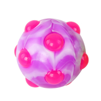 Ballon rebondissant magique de haute qualité de 2,5 pouces en TPU multicolores, élastique et résistant, certifié CE, jouet sportif pour enfants, soulagement de l'anxiété
