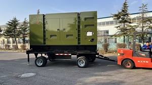 OEM Customizable Cum-mins 50kw 60kva Silent Mobile Trailer Generator for Construction Emergency Power MST-20GF Trailer - Product Image 6