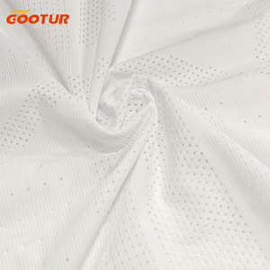 Windtunnel geperforeerd ontwerp 100% polyester jersey stof gebreid 65gsm ultralicht ademend milieuvriendelijk sneldrogend hardlopen - Product Image 2