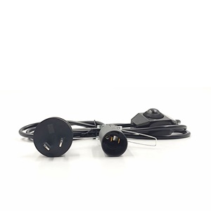 Phích cắm Úc + công tắc 301 + Giá đỡ đèn trần E14 + lò xo - Product Image 1