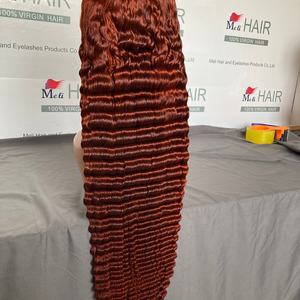 Cabello de Color Naranja Jengibre Popular, Colores y Estilos de Cabello Personalizados, Peluca Frontal de Cabello de Color Naranja Jengibre de Alta Calidad - Product Image 4