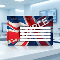 Cartes de membre personnalisées, cartes d'entreprise, cartes médicales d'hôpital, service d'impression de codes QR et codes-barres, cartes de patient NFC en PVC étanches