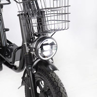 Vélo électrique de livraison de style russe, moteur de moyeu arrière 500-1200W, vélo cargo robuste