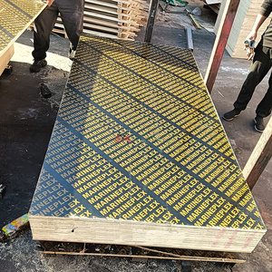 بسعر الجملة من مصنع الصين ضغط مرتين ، خشب رقائقي بواجهة بني/أسود 18 باللون البني للبناء - Product Image 3