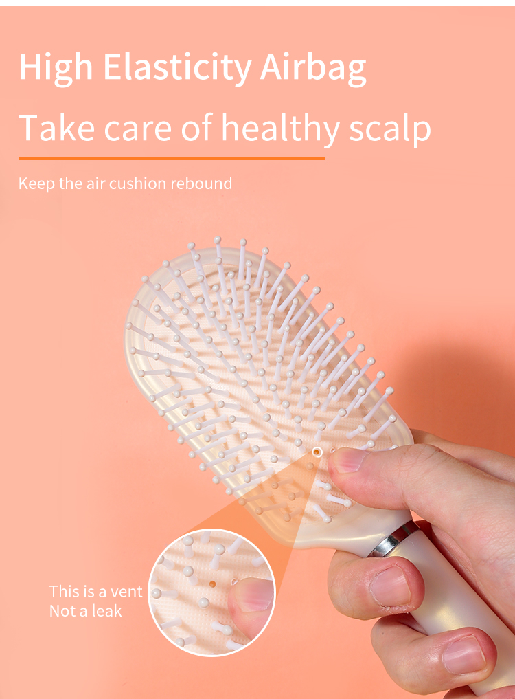 Hot Sale Factory Price Cute Detangling Hair Brush Custom Logo Massage Comb Hair Care Eco Friendly Cushion Hair Brush SY705-708