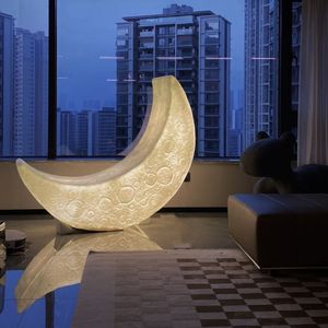 Lampe LED en forme de croissant imperméable, moderne, alimentée par énergie solaire/batterie, pour <span class=keywords><strong>salon</strong></span>, chambre à coucher, zone de loisirs, décoration intérieure créative - Product Image 4