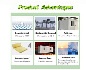 BaiJing Yellow Small Shop Container House Customizable Fast Install Breathable Steel Mobile Unit Mini Supermarket Retail Kitchen - Product Image 3