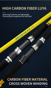 40g-180g señuelos de alto carbono ligero 2,1 m 2,4 m punta luminosa en alta mar <span class=keywords><strong>Cana</strong></span> De Pescar Surf lubina señuelo caña de pescar de agua salada - Product Image 5