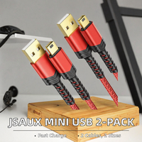 Câble USB pour USB 2.0, type de charge rapide, transfert de données, cordon tressé compatible, microphone bleu