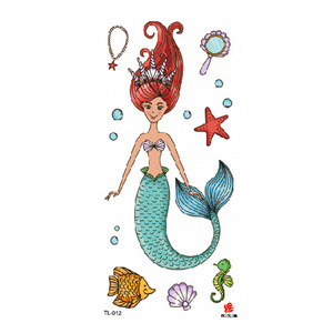 Diseño personalizado Tatuajes Temporales <span class=keywords><strong>Diamante</strong></span> y Flor Sirena Temas-Premium Tattoo Stickers - Product Image 1