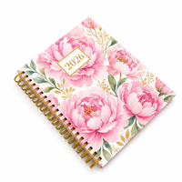Carnet de notes personnalisé A4 à spirale, couverture rigide, papier couché, bloc-notes, journal, agenda, feuilles mobiles, fournitures de bureau et scolaires, impression