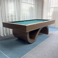 Table de billard de luxe de haute qualité, design moderne, robuste, 7 pieds, 8 pieds, 9 pieds, pour intérieur, avec dalles en pierre haut de gamme