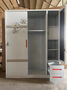 verschiedene farben stahl <span class=keywords><strong>almirah</strong></span> design kundenspezifisch 5 türen design stahl großes lagerhaus mit glas schwingtür kleiderschrank - Product Image 6