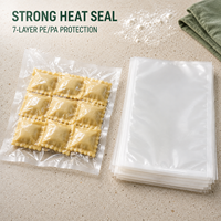 Sacs sous vide alimentaires durables pour usage commercial, scellables à la chaleur, pour supermarchés, restaurants, boucheries - Emballage personnalisable en nylon PA PE