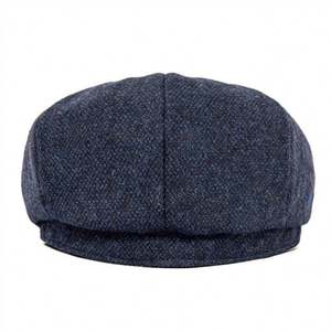 Gros Rétro Grosse Tête Hommes Gavroche Chapeau Bérets En Laine Avec Boucles Cap Octogonal Peaky Homme Béret Chapeaux Chapeau - Product Image 6