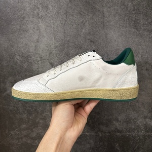 Zapatos de Diseñador, Zapatillas Blancas de Piel de Ganso Genuina, Antideslizantes y Cómodas, Zapatos de Estilo Casual para Hombre, Color Dorado - Product Image 4