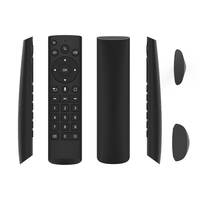 Control remoto Air Mouse de 27 teclas, modo dual retroiluminado BT 2,4G USB con voz IR y ATV para Android Smart TV Box PC