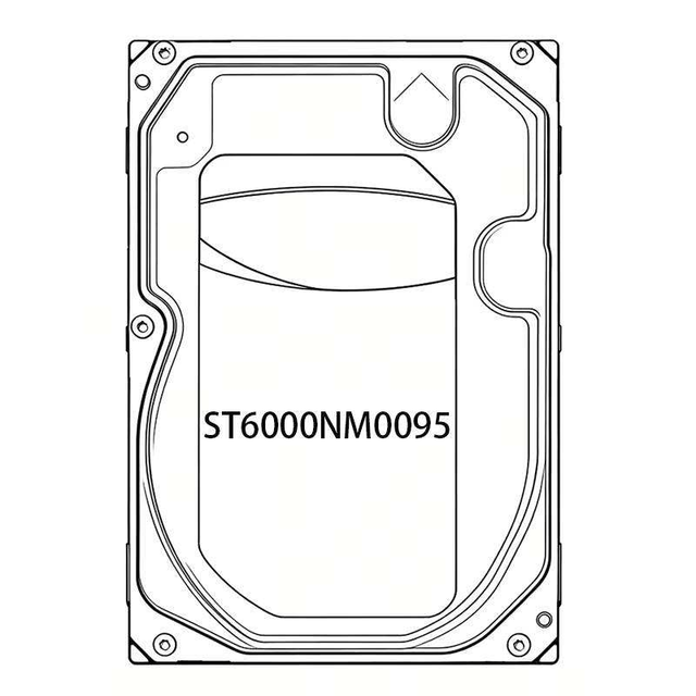 ST6000NM0095 Hard Drive 6TB 7200RPM SAS 12.0 GB/S 256MB 512E Enterprise Computer Accessories Pendrive CCTV NAS NVR High Quality