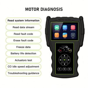 JDiag M100 PRO Motorcycle Scanner CO Idle Speed Adjustment <b>OBD2</b> Diagnostic Tool for BMW/KTM/Honda/Kawasaki/Suzuki/Yamaha - Product Image 2