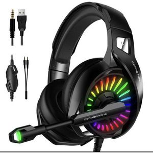 Gaming Headset WithRgb Lighting <b>Mic</b> <b>For</b> Ps4 <b>Pc</b> Xbox One - Product Image 1