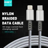 Câble Type-C vers Micro/Type-C certifié MFi, écologique, en TPE coloré, charge rapide 3A pour iPhone 14, ordinateur, Wonderphon SX-44