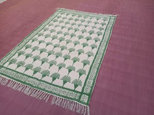 Indian <b>Boho</b> Kilim Style Luxury Cotton Dhurrie <b>Rug</b> Handmade Non-Slip Washable Travel & Home Decor - Product Image 3