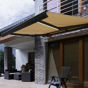 Ngoài trời Wall Mount cơ giới mái hiên có thể thu vào điện boong mái hiên cơ giới của nhãn hiệu cửa sổ mái hiên gấp cánh tay mái hiên - Product Image 3