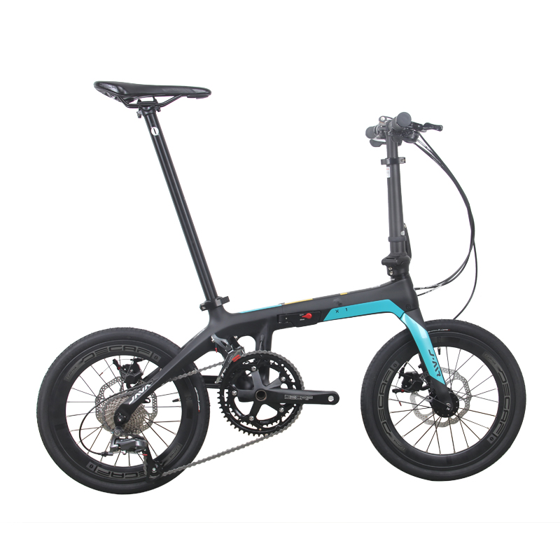 Java 16インチ X1 J.AIR カーボンファイバー 折りたたみ自転車 18速