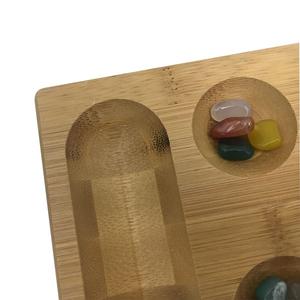 बांस तह <span class=keywords><strong>mancala</strong></span> लकड़ी के बोर्ड खेल - Product Image 4