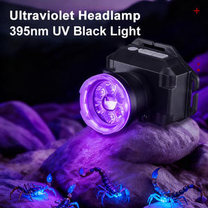 Lampe frontale rechargeable par USB Ultraviolet Blacklight 395nm UV Noir Lumière Blanc Lampe frontale LED <span class=keywords><strong>Punaise</strong></span> <span class=keywords><strong>de</strong></span> <span class=keywords><strong>lit</strong></span> Tache sèche Scorpion Phare - Product Image 4