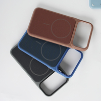 Coque de téléphone antichoc JOYPORODO B430 avec panneau arrière tressé et dos magnétique pour iPhone 17 Pro Max
