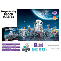 Ensemble de blocs de construction programmables pour enfants avec télécommande, robot éducatif STEM à assembler soi-même, jouet d'apprentissage pour garçons et filles