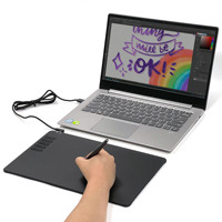 Tableta Gráfica T1164 Ultrafina para Dibujo Artístico con Lápiz sin Batería, 8 Puntas de Repuesto y 8192 Niveles de Presión