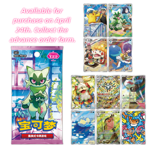 Nouveau <span class=keywords><strong>Pokémon</strong></span> TCG Gem Pack Vol.5 Booster Pack Édition Chinoise Simplifiée <span class=keywords><strong>4</strong></span> Cartes Aléatoires PTCG Cartes à Collectionner - Product Image 2
