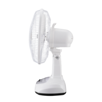Ventilateur de table solaire rechargeable, ventilateur portable solaire avec deux ampoules, économie d'énergie, charge DC, ventilateur sur pied pour tente, voyage, intérieur