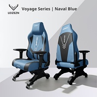 Chaise de jeu ergonomique pour e-sport avec accoudoirs réglables, dossier haut inclinable et soutien lombaire pour de longues heures de jeu sur PC