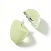 Flacons ovales de lotion solaire en plastique compact, emballage idéal pour la protection estivale à la plage pour les marques cosmétiques