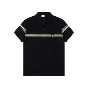 เสื้อโปโลแขนสั้นสำหรับผู้ชายเสื้อโปโลแขนสั้นเข้ารูปพิมพ์โลโก้แบบระเหิดเสื้อโปโลสำหรับธุรกิจเล่นกอล์ฟลำลองฤดูร้อน - Product Image 2