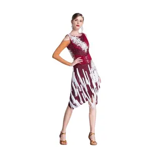 Robe de danse latine en gros L-18280, robe de danse latine sexy pour adultes, robes de danse latine américaine - Product Image 1